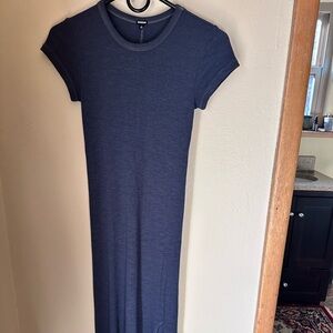 Monrow Cornflower Blue Knit Dres